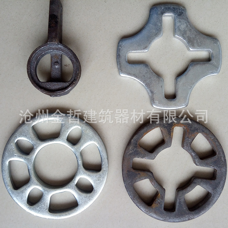 厂家供应轮扣脚手架配件盘扣轮扣插头圆盘五七头锁头