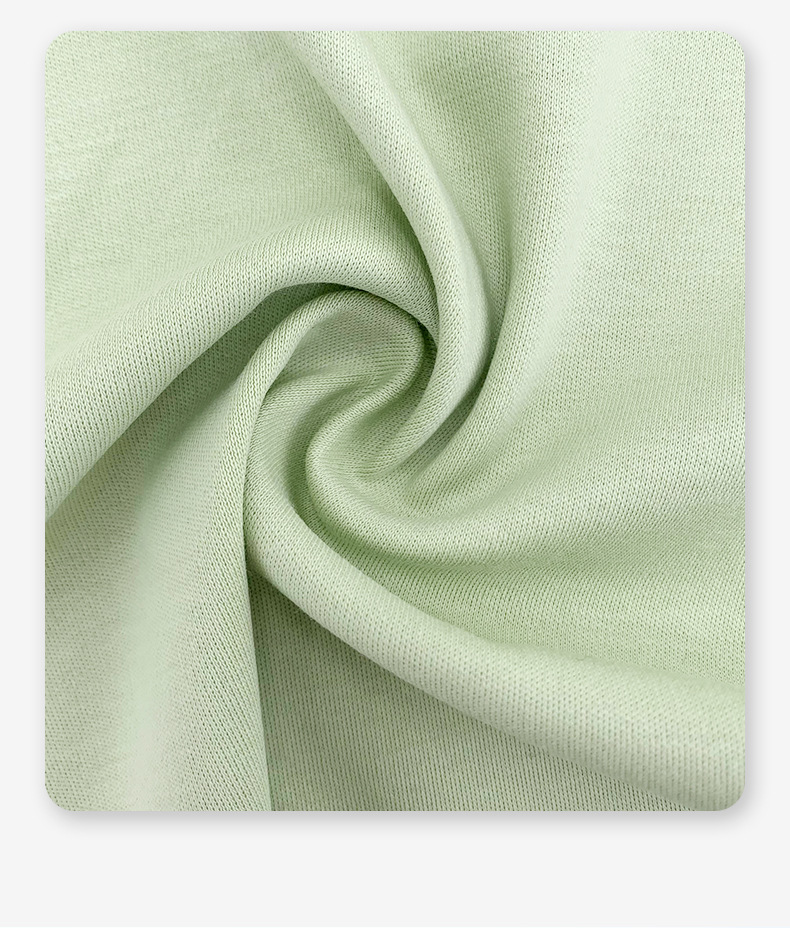 40s平纹双面汗布 230g丝光棉双面 重磅全棉t恤针织面料