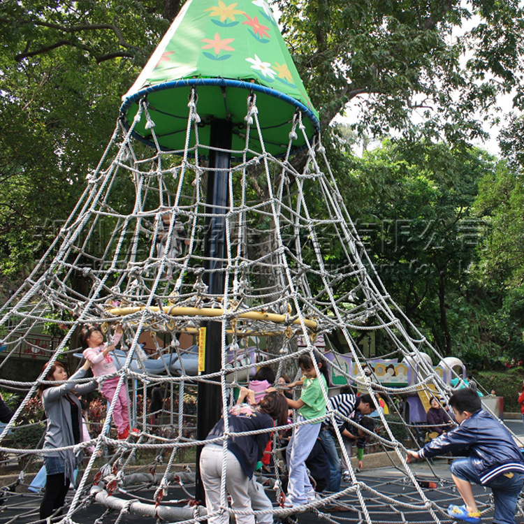 定制户外拓展体能训练游乐设备组合攀爬网游乐设施攀登架攀爬网