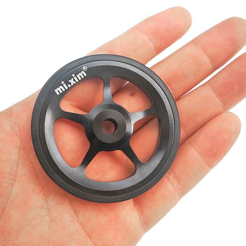 xim铝合金易行轮brompton小布改装折叠推行轮cnc培林推车导轮