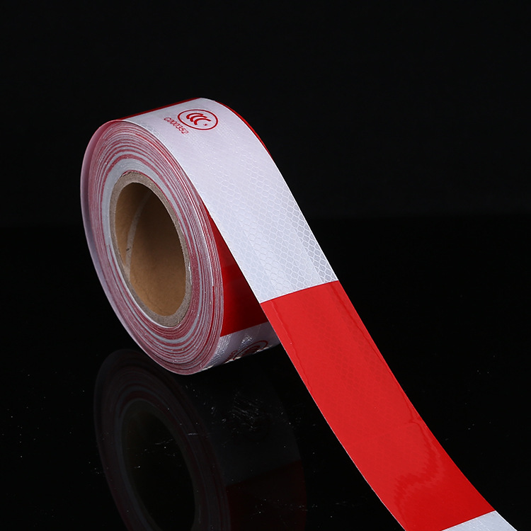 汽车身贴3c高强度警示反光膜胶带卡货车年检红白相间反光贴条定制