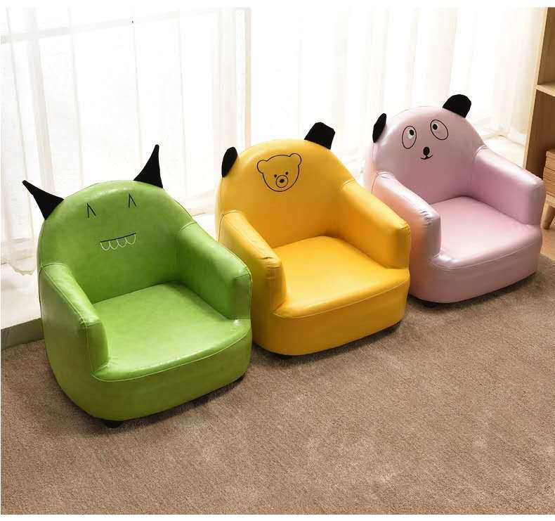 儿童皮沙发座椅宝宝沙发可爱迷你单人卡通小沙发女孩懒人沙发凳