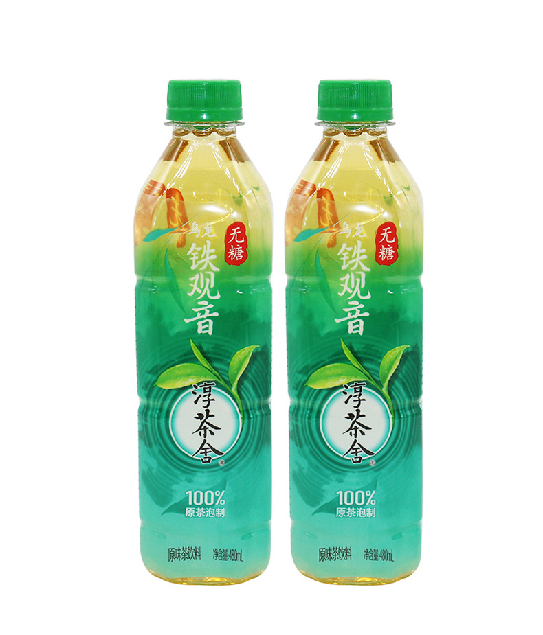 批发可口可乐出品淳茶舍 无糖普洱消茶 膳食纤维480ml*12瓶整箱