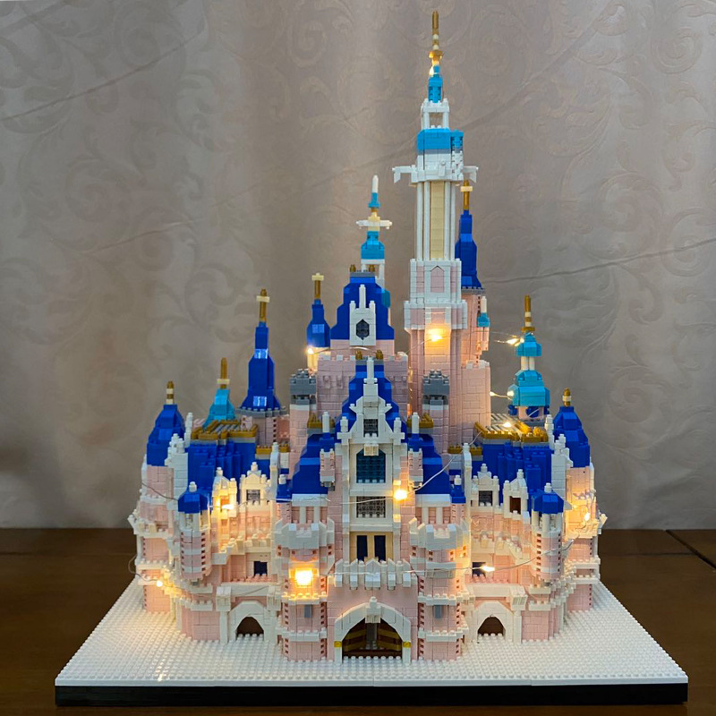 建筑布达拉宫模型拼装积木成年人高难度大型城堡拼图玩具