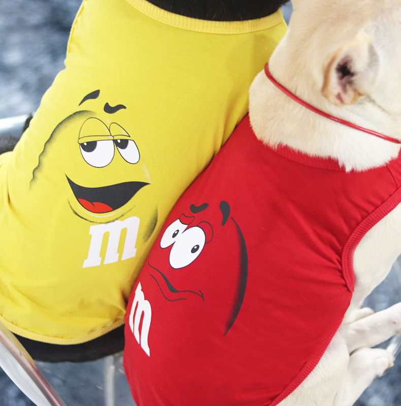 狗狗衣服夏季新款mm豆宠物潮牌法斗背心巴哥雪纳瑞中小型犬猫装薄