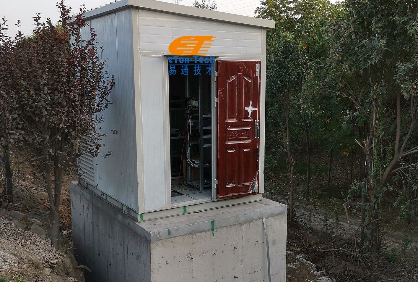 户外mini通信机房-美化机房-铁甲机房-可定制尺寸参数!