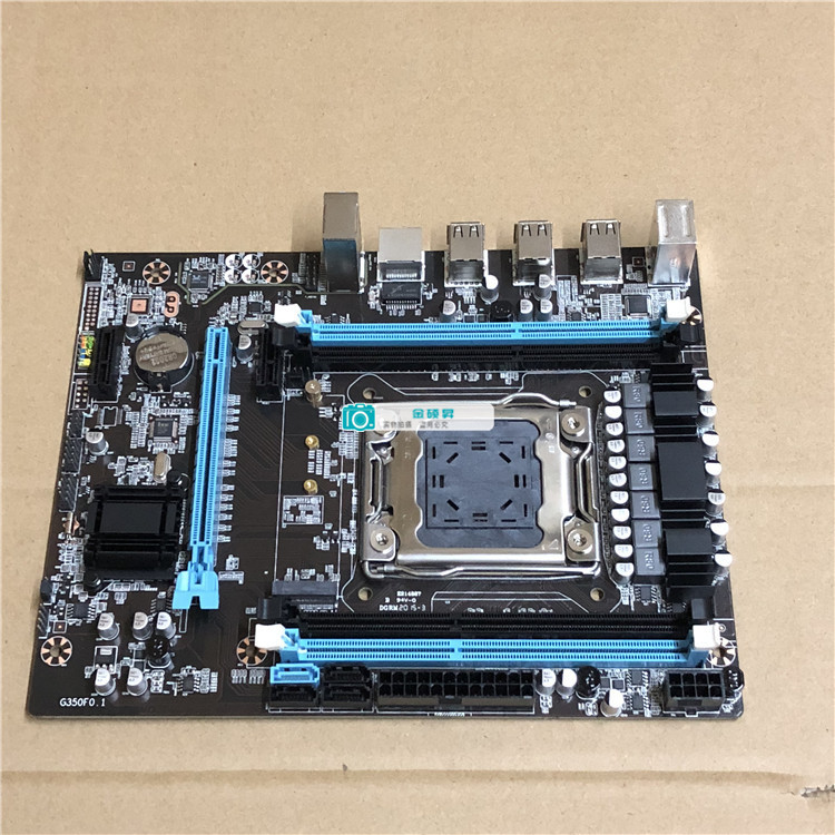 全新x79台式电脑主板2011针m.2接口支持ddr3 recc内存e5 2680cpu
