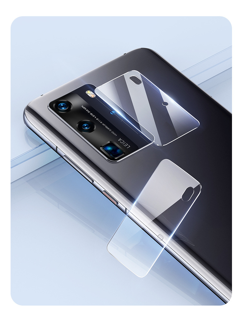 benks 华为p40手机镜头膜 p40pro高清防刮柔性玻璃摄像头保护膜kr