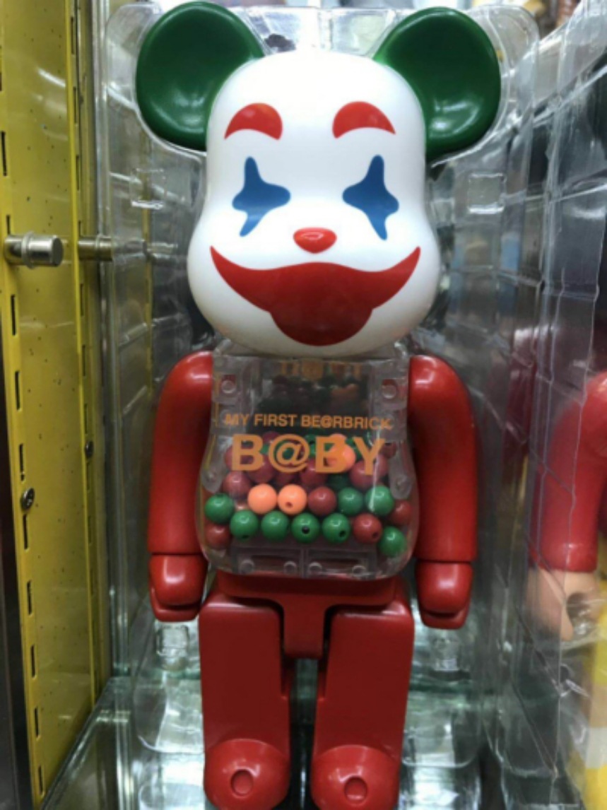 400% 布里克小熊 千秋积木熊 bb熊 马卡龙 潮玩公仔摆件批发