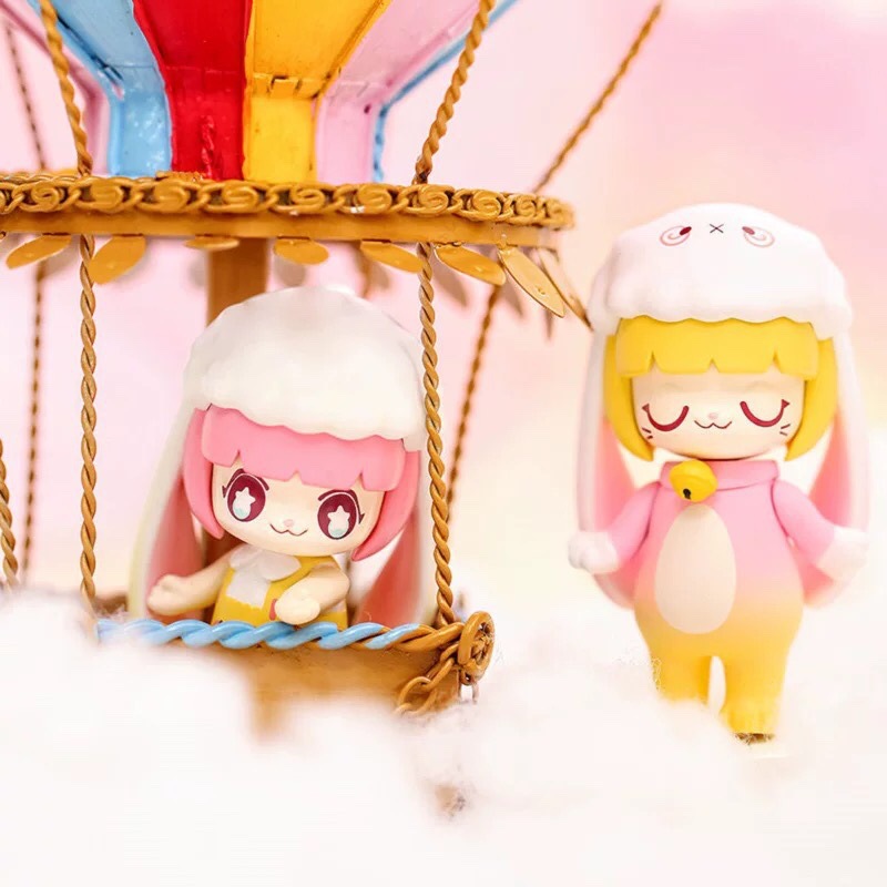 kimmymiki动物系列盲盒可爱猫女模型公仔车载摆件潮玩手办玩具