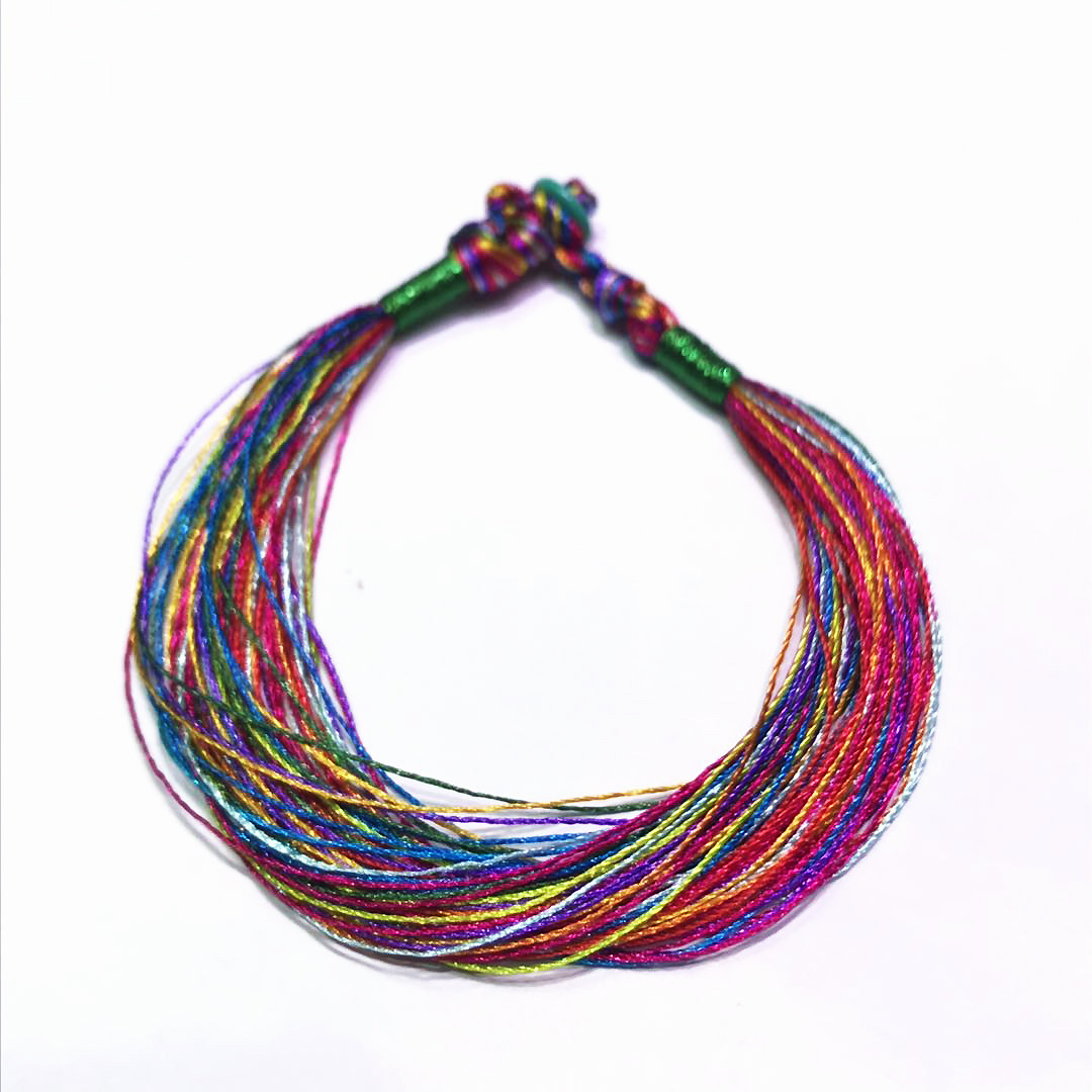 本命年彩绳手链手工编织五彩绳手链色泽美男女款新品上市礼物