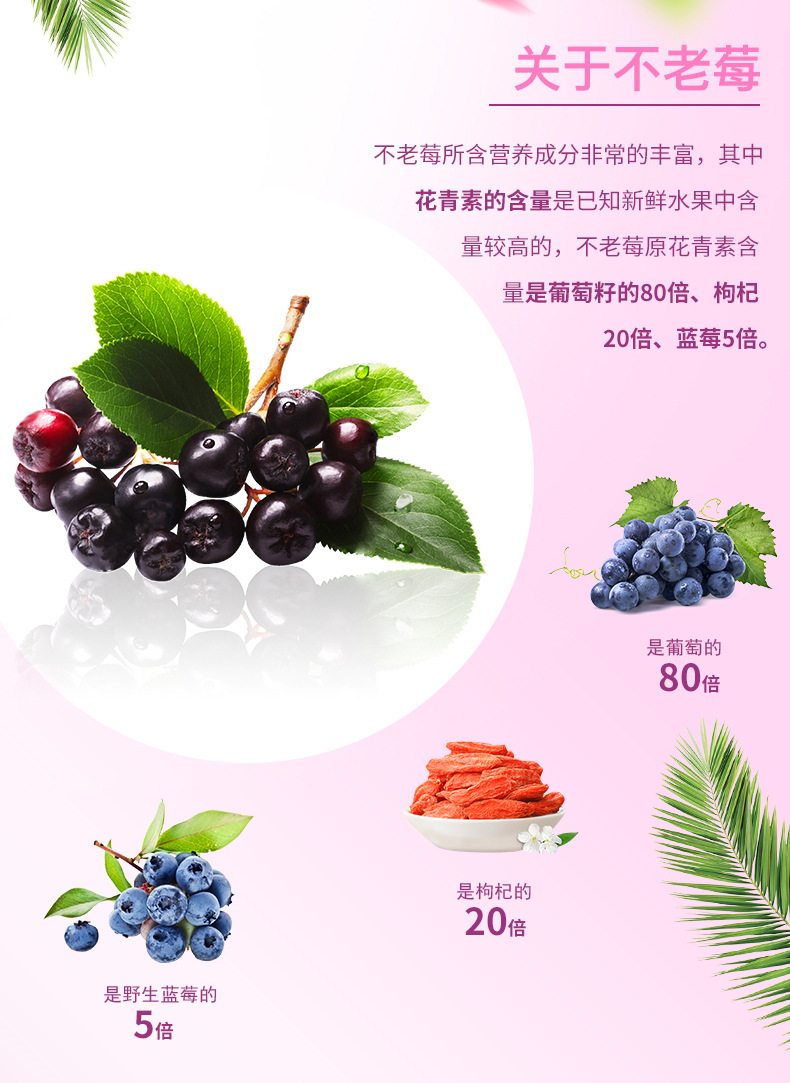 厂家直销不老莓多肽粉小分子不老莓沙棘胶原蛋白提取补滋品代发