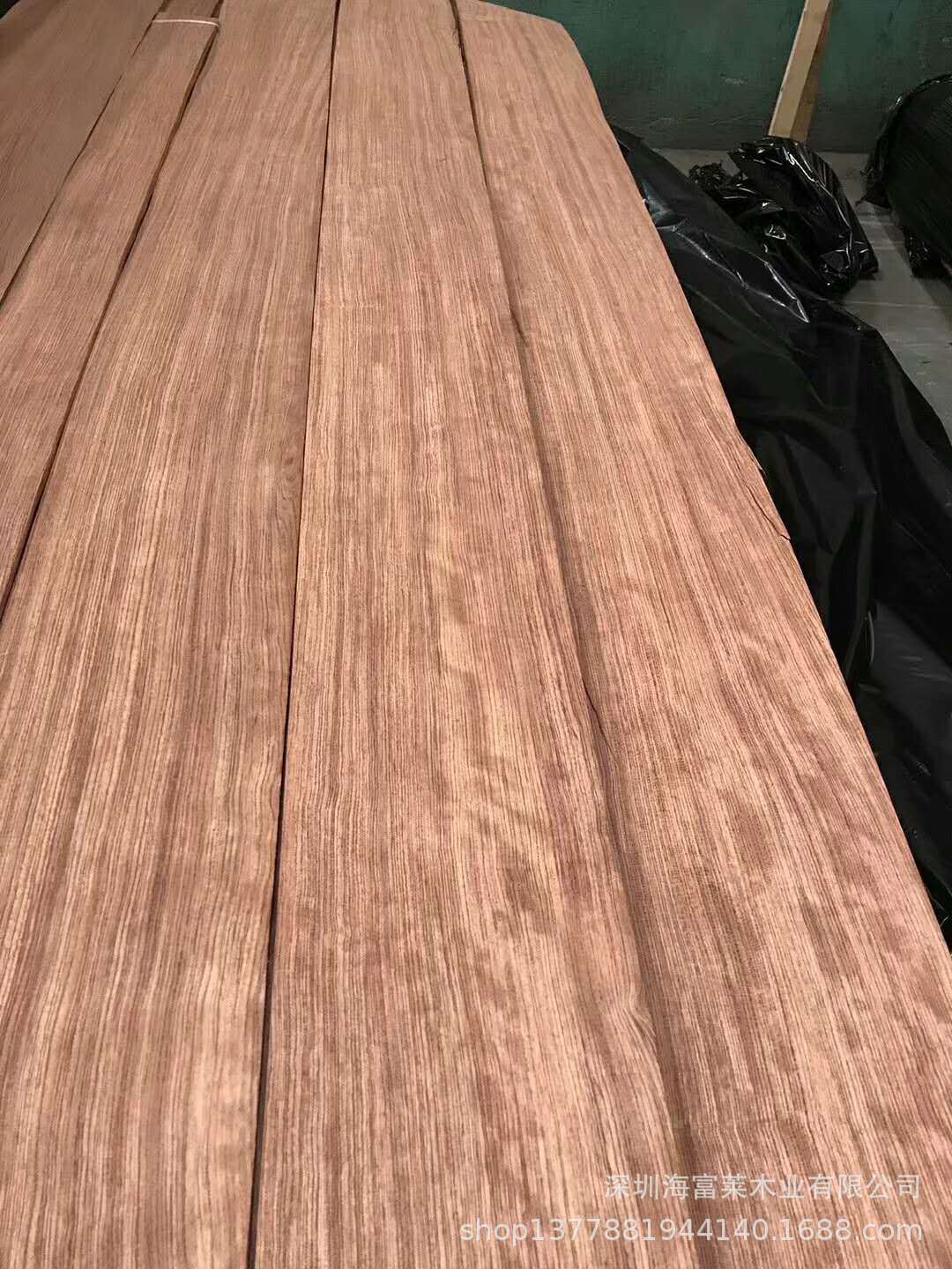 0成交0平方米乌木影木皮 天然红影直纹 白枫影木