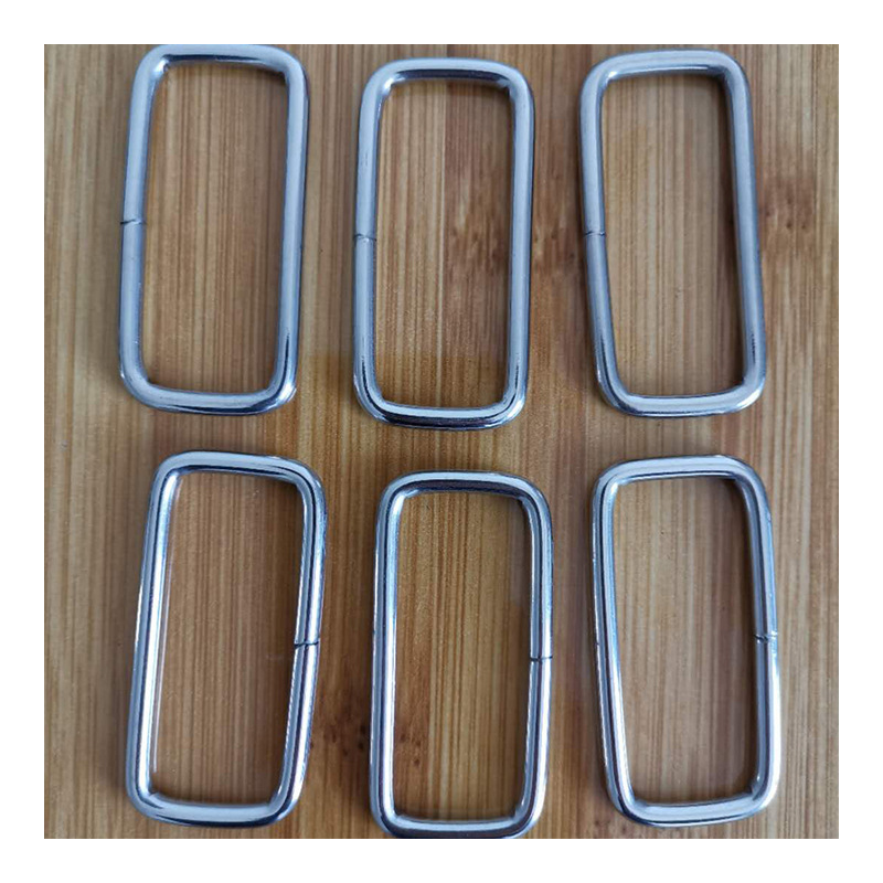 不锈钢方形环焊接方扣不锈钢焊接d扣铁圈圆铁圈开口铁圈