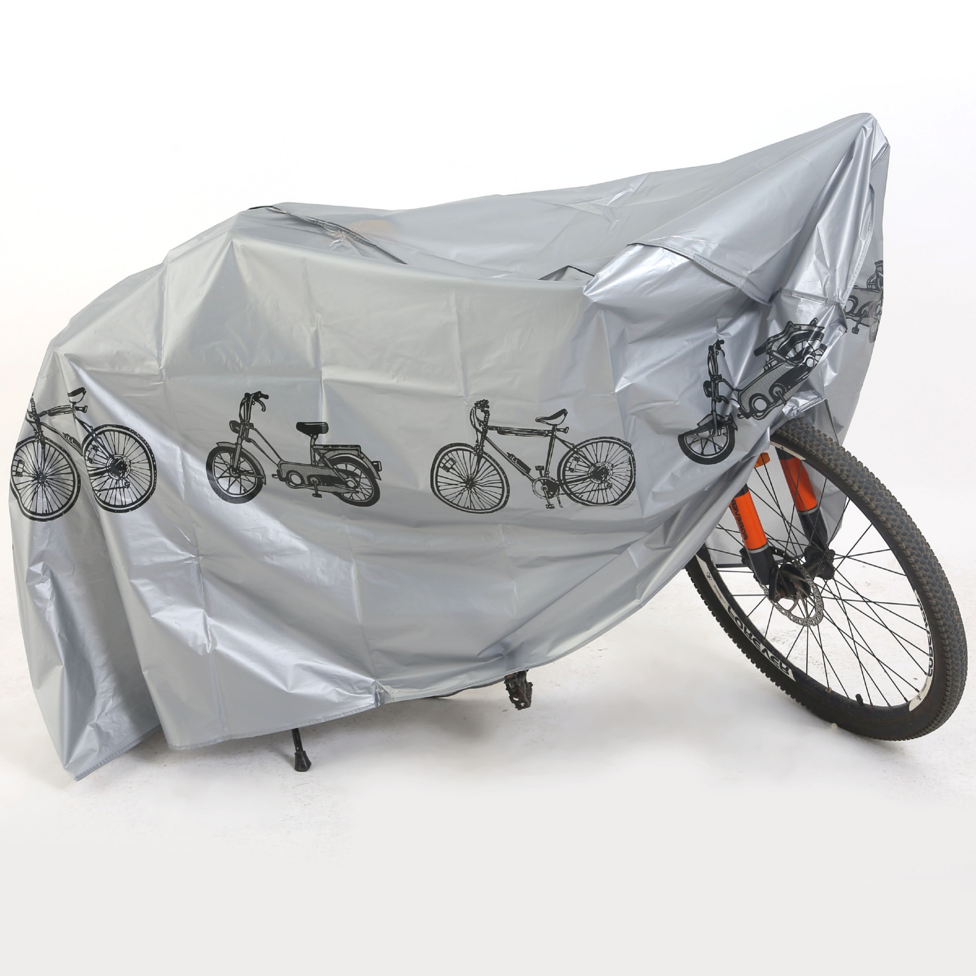 三片山地车公路车自行车罩电动车电摩摩托车车衣车罩防雨罩防尘罩