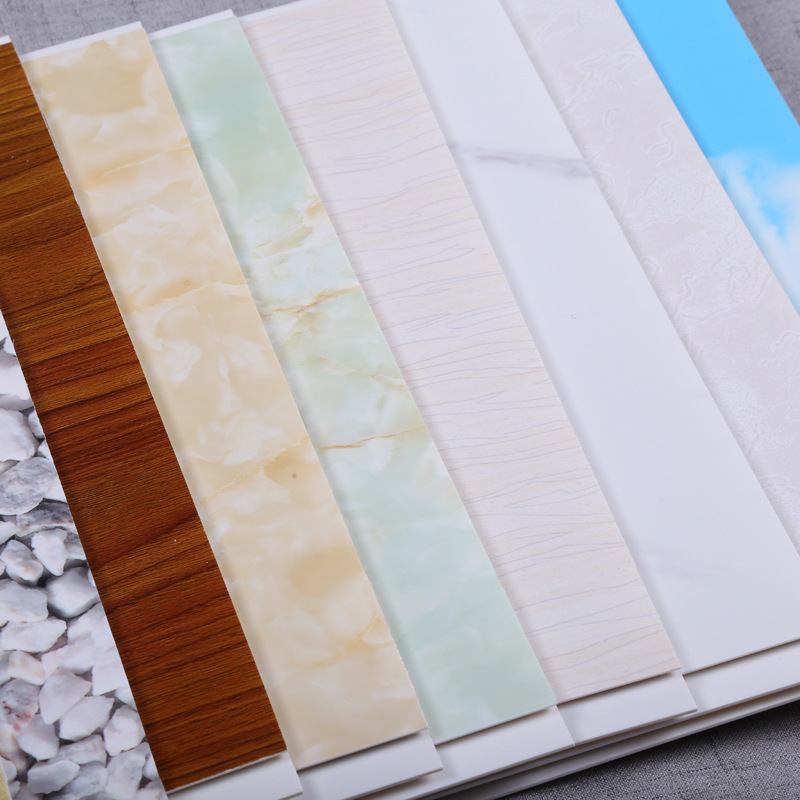 防水防霉石塑集成墙板  新型轻质复合墙板 隔音建材护墙板