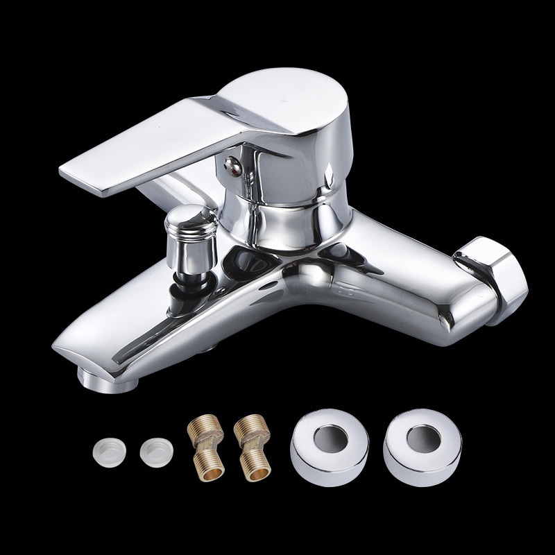 三联开关混水阀 卫生间冷热水龙头浴室淋浴龙头 浴缸混合沐浴龙头