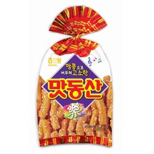 海太江米条老式传统糕点香酥韩国进口休闲零食品雪花条果子90g*20