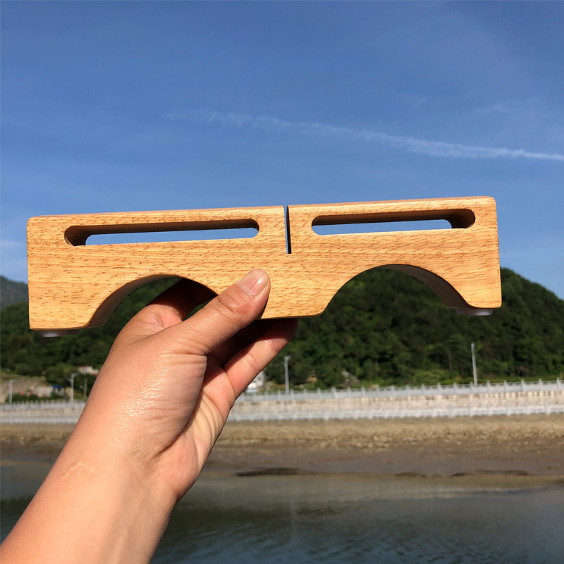 精品奥尔夫打击乐器 大号橡木木枕 木质梆子高低音梆子 一件代发