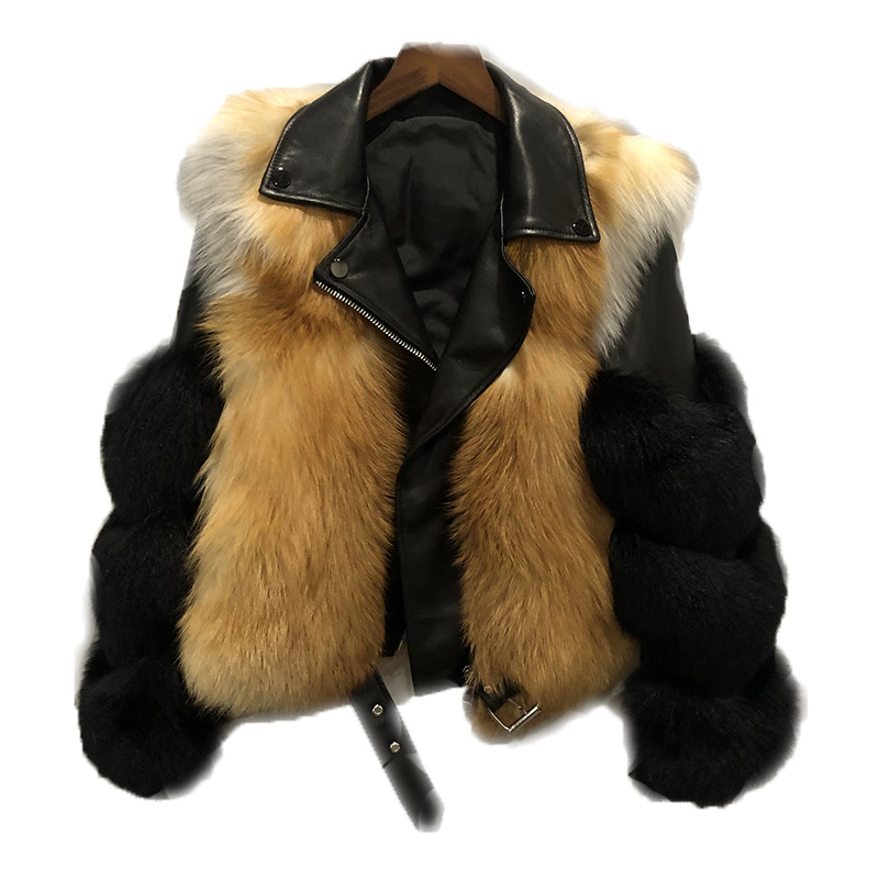 狐狸毛海宁真皮