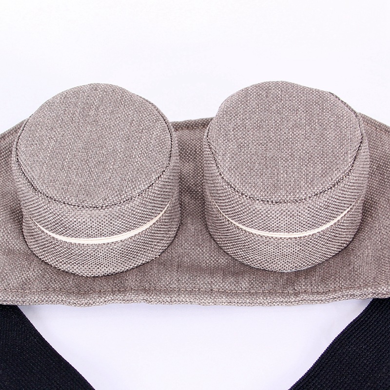 佑嘉布艺 纯铜随身灸 艾灸盒布套无烟颈肩四联灸衣 艾灸布套批发