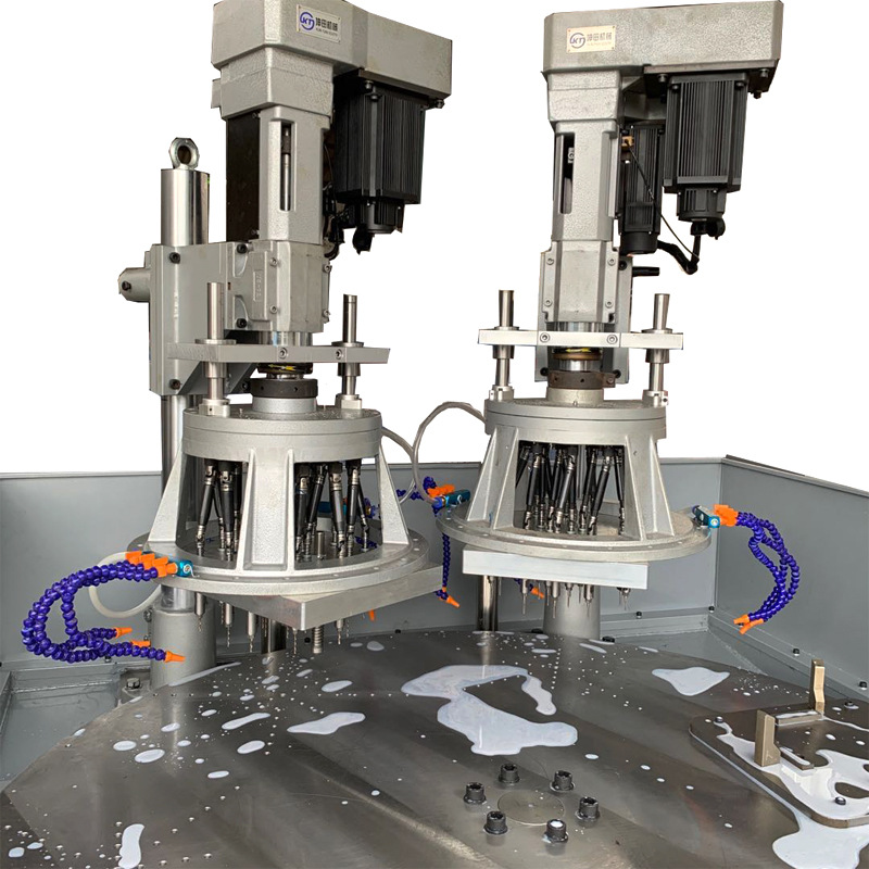 坤田牌转盘式钻孔攻牙机 全自动多轴钻孔攻丝转盘式攻牙机