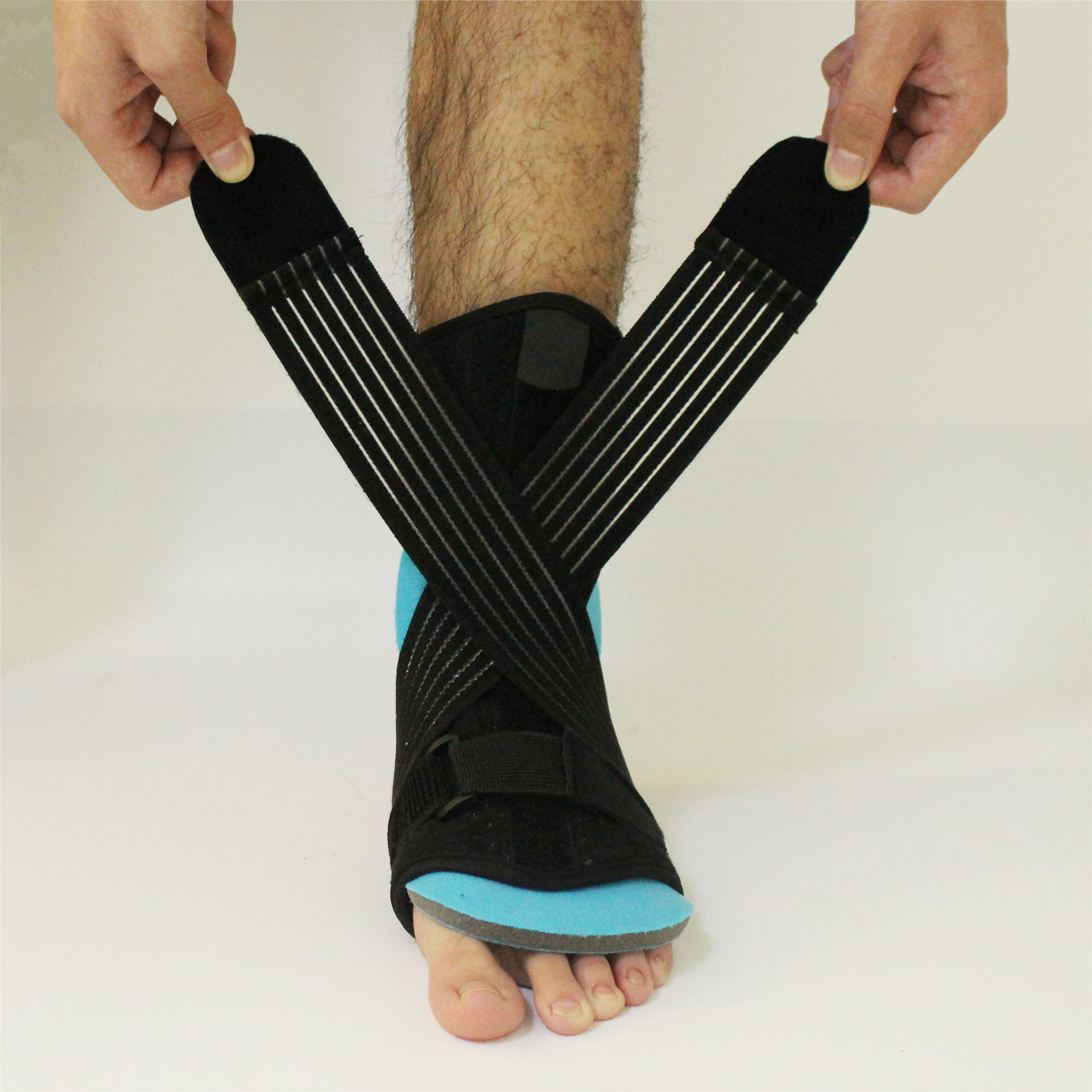 足下垂矫正带脚踝足固定带踝足固定保护带足下垂固定支具可调节