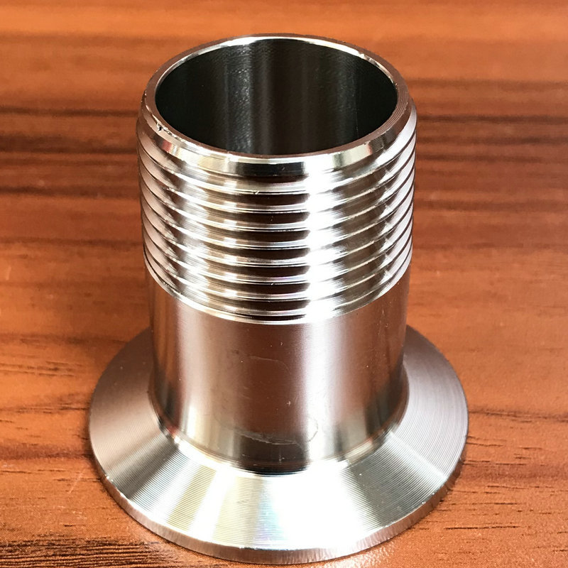 不锈钢外丝接头 卡箍式快装外丝 快装式量大优惠外丝接头