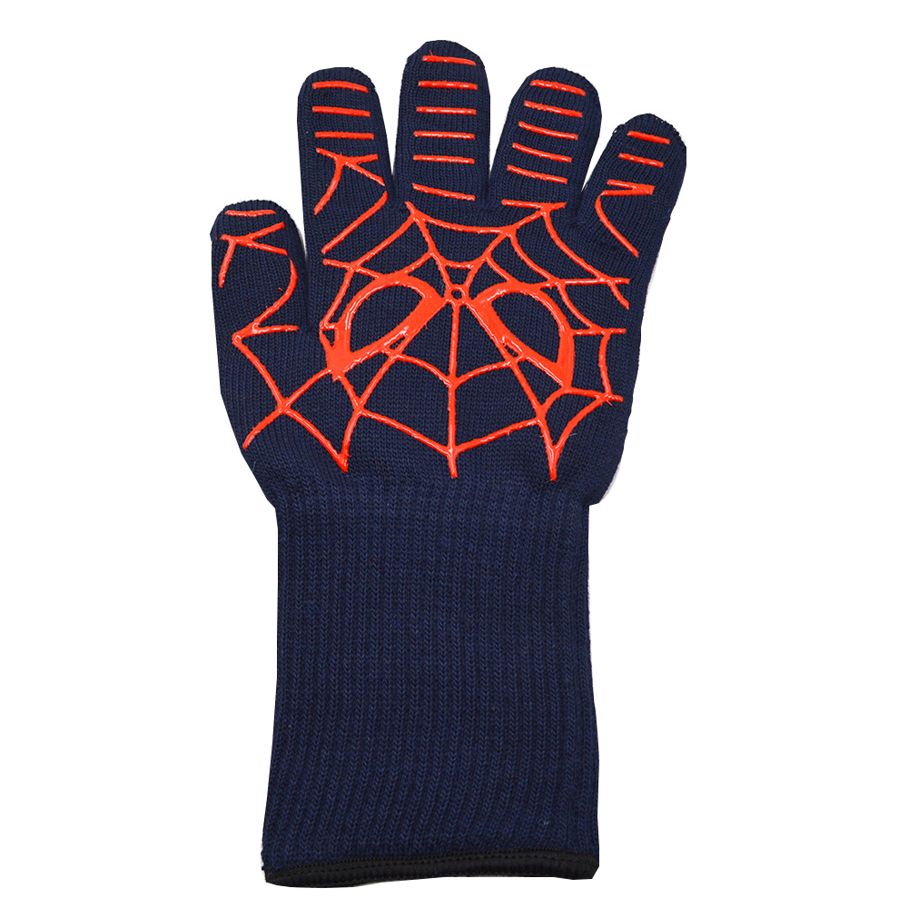 亚马逊爆款 耐高温500度 bbq阻燃防火烧烤隔热微波炉烤箱手套