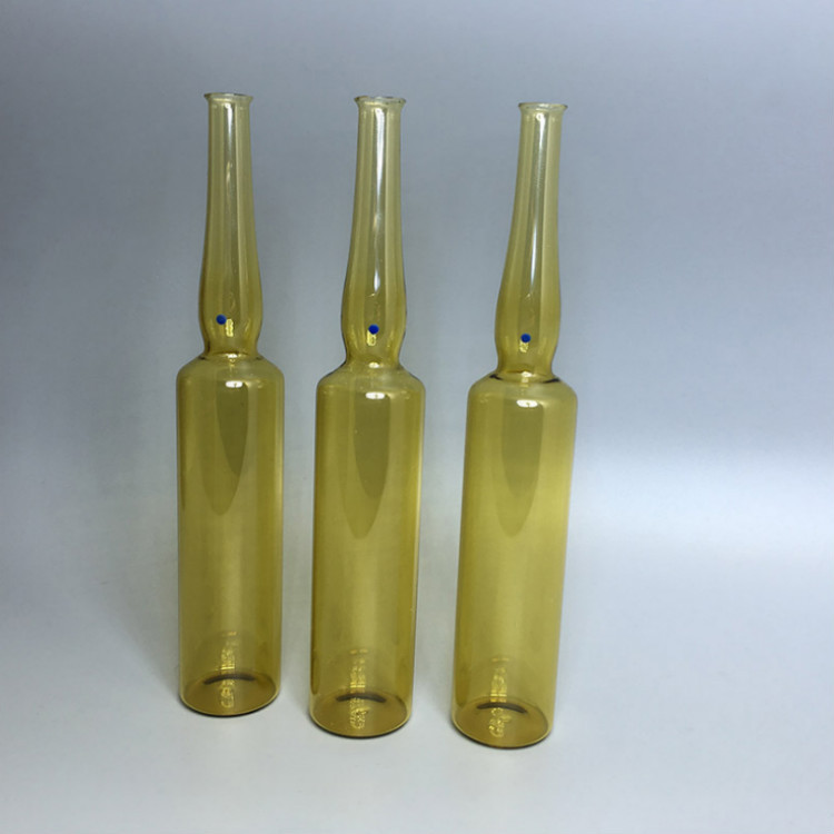 曲颈易折医用瓶 茶色20ml安瓿瓶 水针针剂瓶 颜色定制 厂家现货