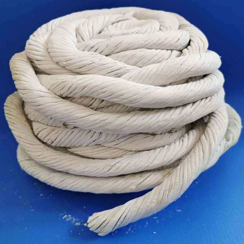 厂家直供无尘石棉绳 防火绳 a级防火石棉绳 炉门密封石棉绳