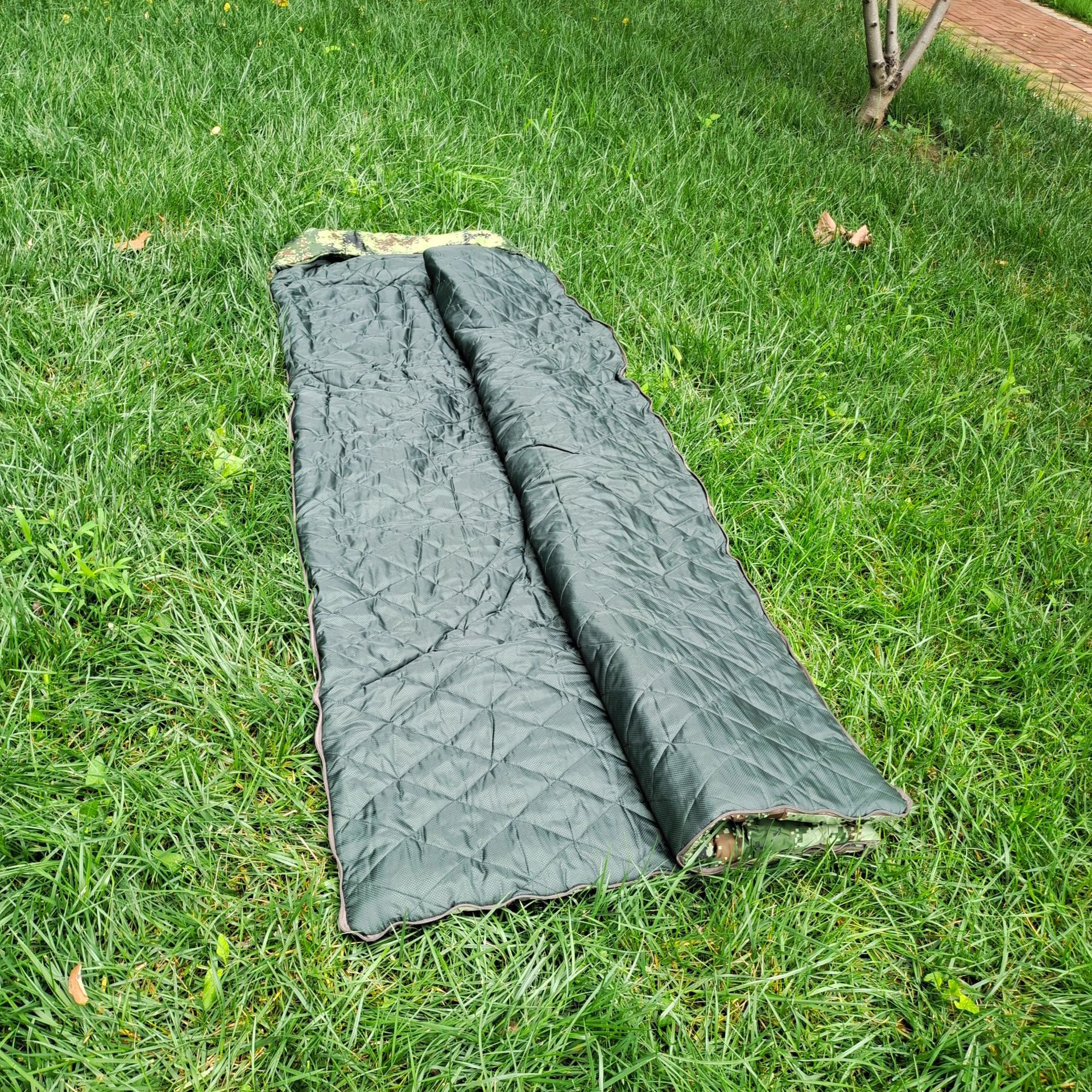 数码迷彩加宽睡袋户外露营午休加厚成人春夏秋冬季保暖超轻野营睡