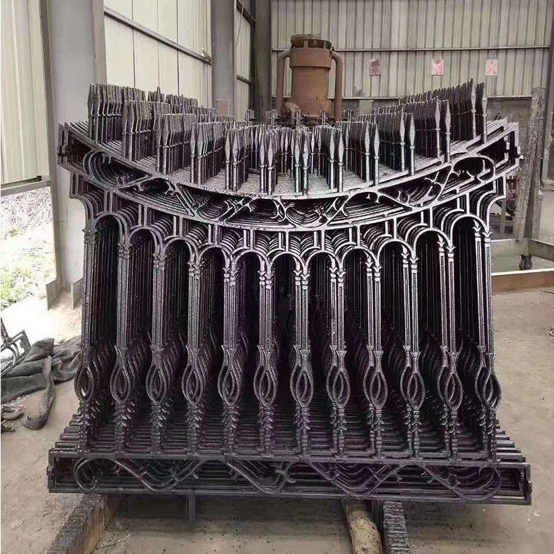 供应铸铁护栏 小区庭院围墙安全防护栏 球墨铸铁栏杆厂家供应