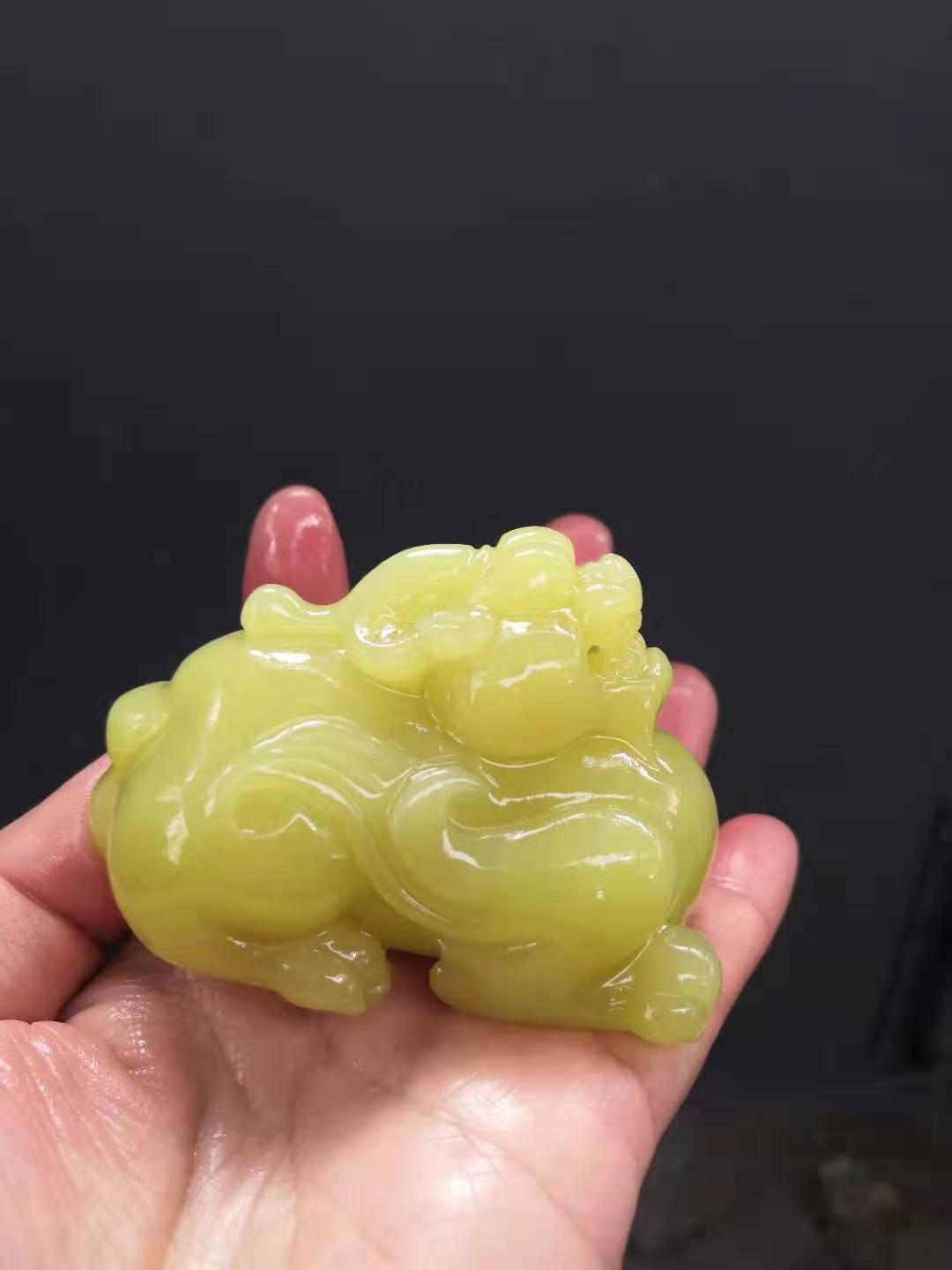 辽宁黄岫玉摆件批发岫岩玉雕刻玉器摆件工艺品玉器玉石摆件批发