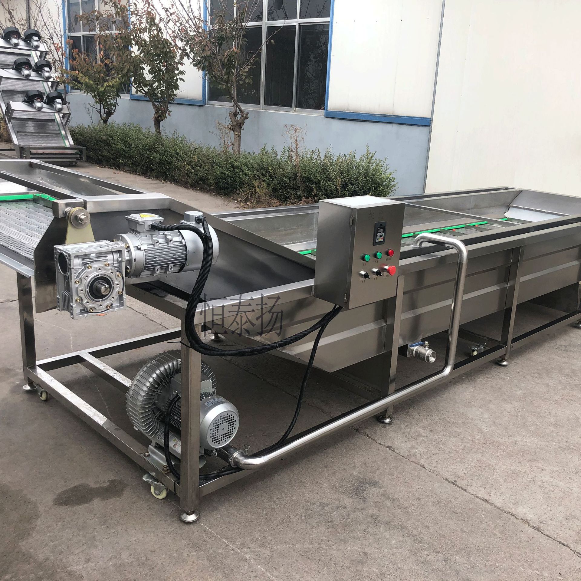 多功能蔬菜清洗机 食堂用臭氧杀菌果蔬清洗机 水果气泡喷淋洗菜机