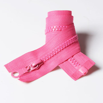 5号树脂开尾塑料拉链 服装外套羽绒服用开尾开口胶牙注塑拉链