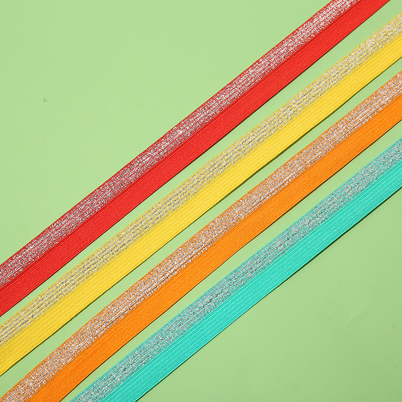 彩色松紧带居软饰diy材料服装辅料配件包边带弹力松紧带厂家直供