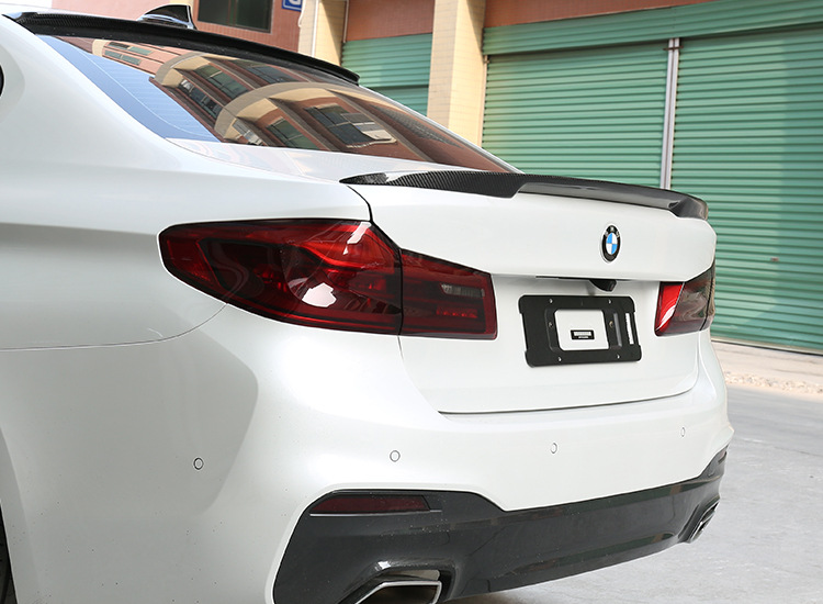 适用于宝马新5系g30改装碳纤维p m4款压尾翼carbon fiber spoiler