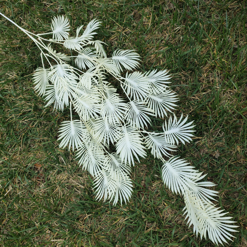 3叉垂吊铁丝兰婚庆家居装饰塑料花室内外装饰仿真花酒店餐厅插花