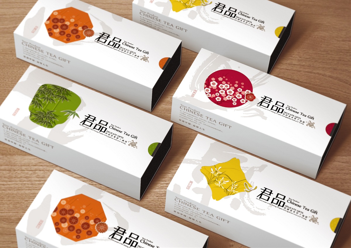 玫瑰花茶包装礼盒定制柠檬干水果干空礼盒文艺小清晰牛皮纸包装盒