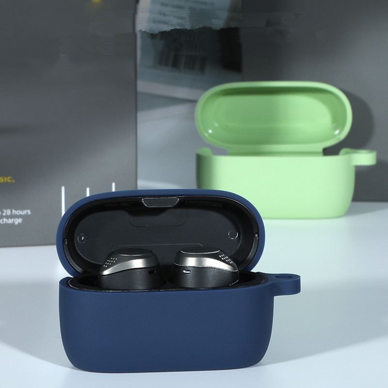 适用捷波朗jabra elite75t蓝牙耳机硅胶保护套防摔硅胶套耳机套软
