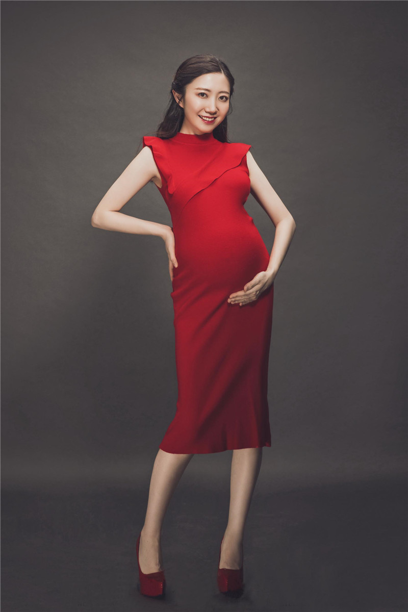 新款韩版影楼摄影服饰孕妇主题写真服装唯美写真拍照妈咪摄影衣服