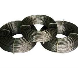 钢丝绳11mm行车电动葫芦吊机起重光面油性钢丝绳6*37 fc-11mm