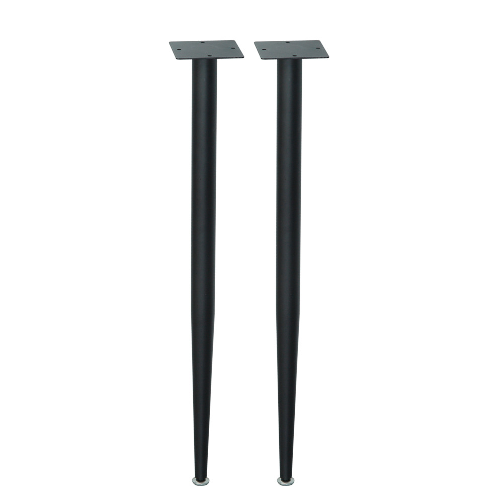 现代简约铁艺桌脚桌腿定制实木桌子腿家具五金配件办公餐桌腿跨境