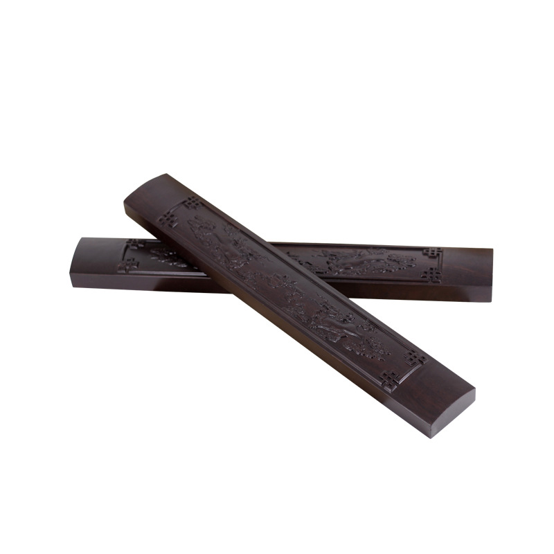 黑檀木镇纸 木制工艺品 雕刻镇尺文房礼品新中式镇尺办公用品厂家