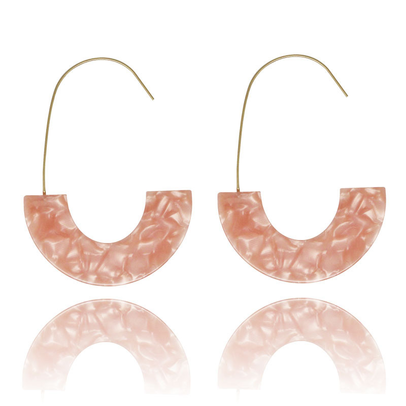 European and American Fashion and Trendy Accessories Accessories Popular Cellulose Acetate Sheet Acrylic Earrings Set Wholesale Factory Direct Sales