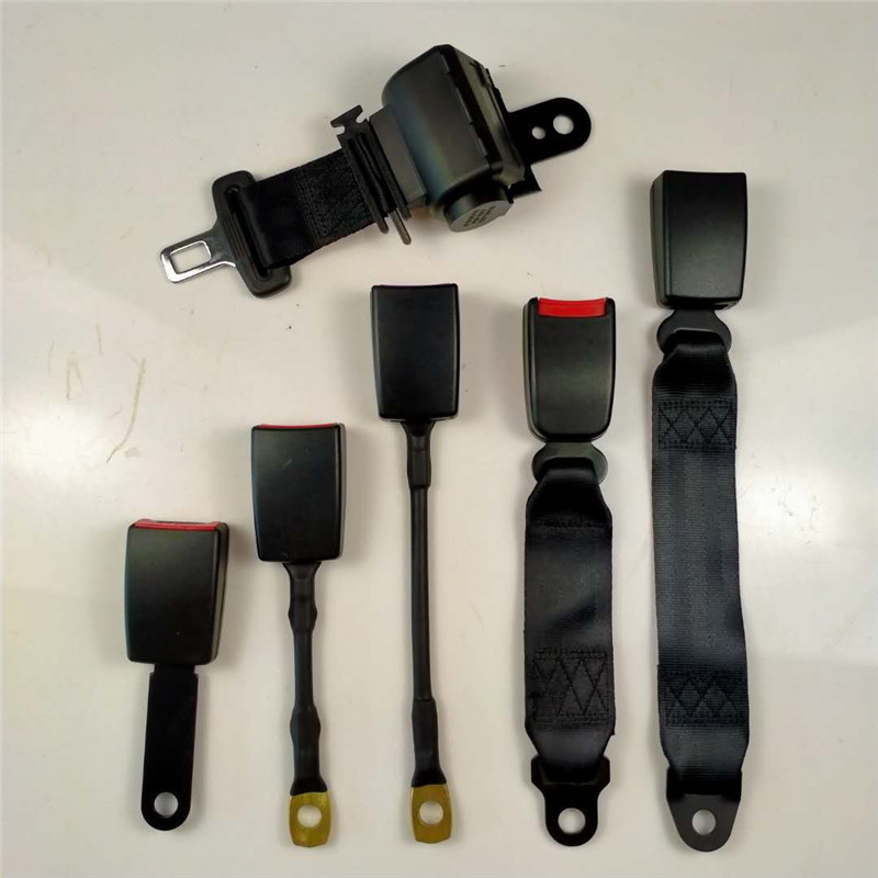 叉车座椅安全带两点式自动伸缩客车校车安全带卷收器收紧带