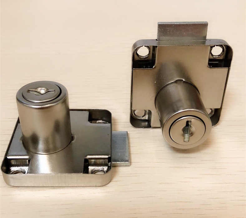 办公室抽屉锁铁质方形家具柜门锁方舌床头柜抽屉锁信箱文件柜锁