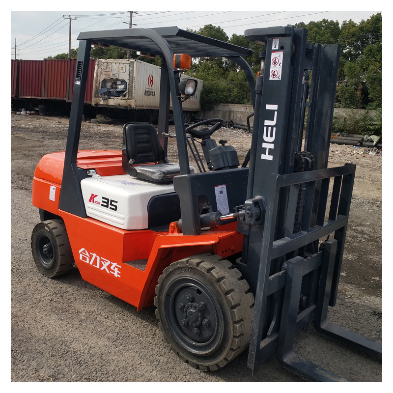 合力叉车 k35合力二手叉车 3吨中缸侧移进箱叉车