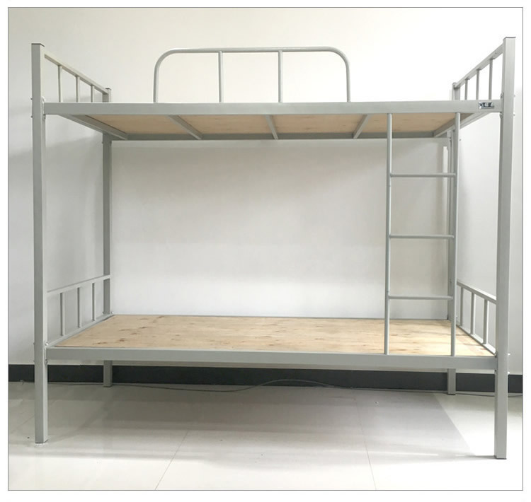 四川铁床厂家双层床上下铺员工宿舍床钢制工地床加厚床架